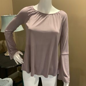 CROSBY bell sleeve top